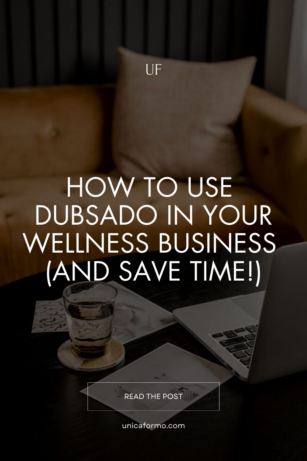 Fit woman in a sports bra, focusing on her side, with the title 'Health and Wellness Websites: Key Features to Attract Clients' for Pinterest.