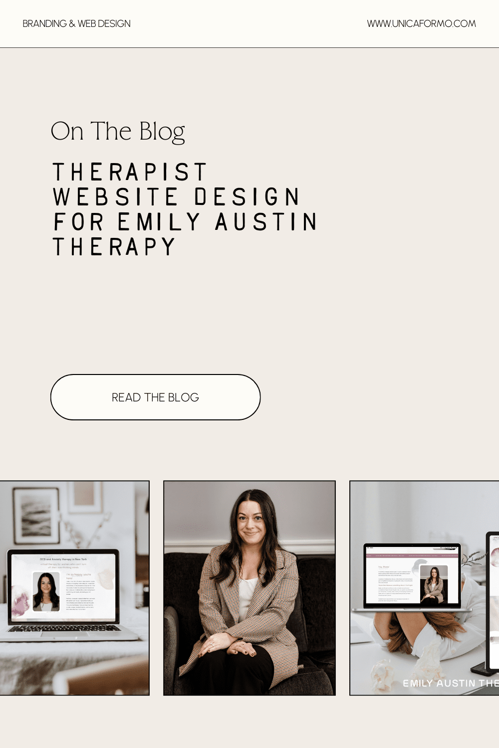 Therapist Website Design for Emily Austin Therapy Therapist website design for Emily Austin Therapy - client case study