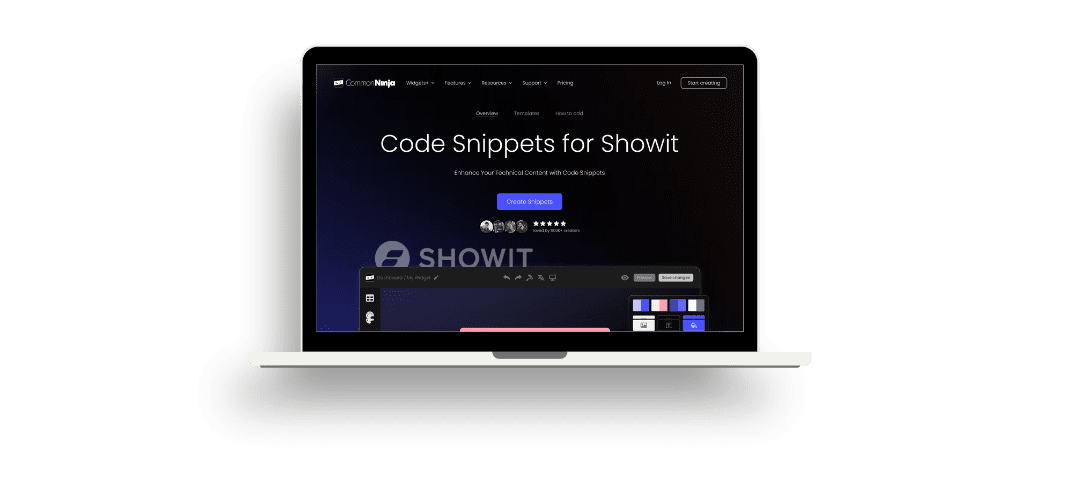 Screenshot of Common Ninja for CSS code