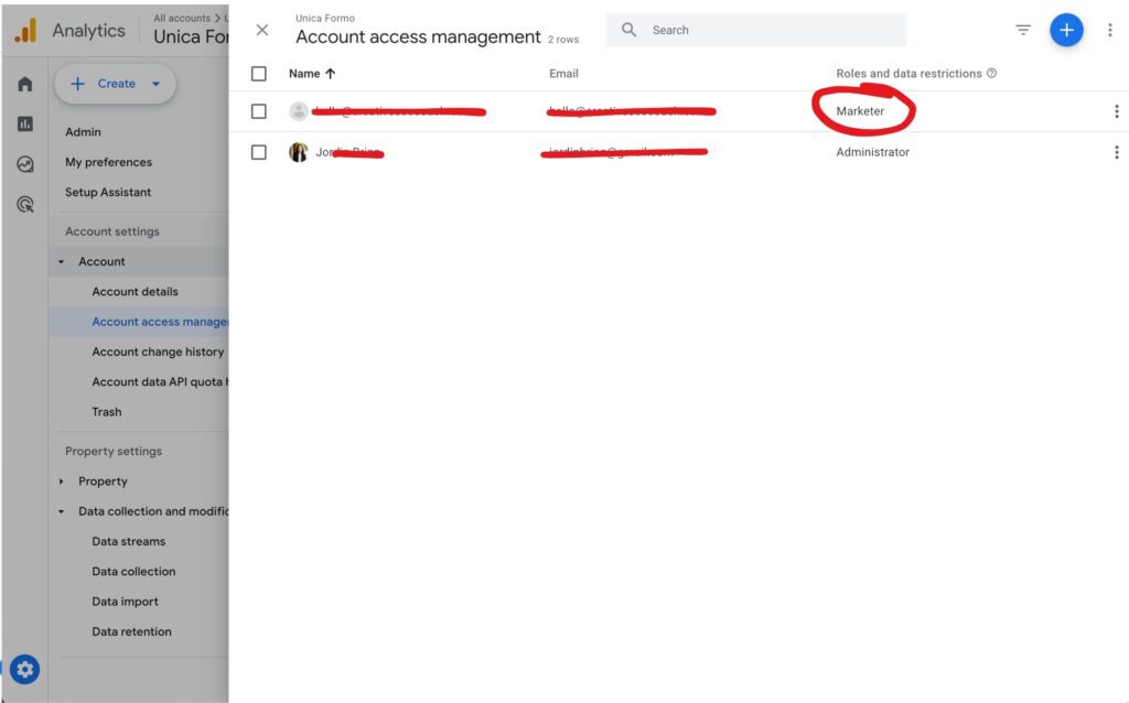 How to add someone to your Google Analytics account.